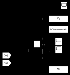 half-bridge-converter-matlab-simulink Diagram