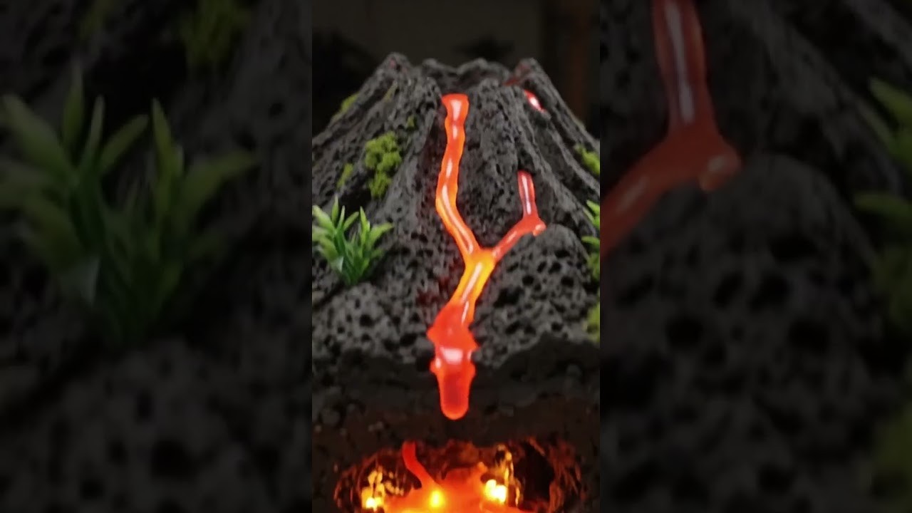 Figure 1: Working Model Setup, Scientific Diagram & Project Prototype for Active Volcano Cinder Cone Ash Cloud Pyroclastic Model