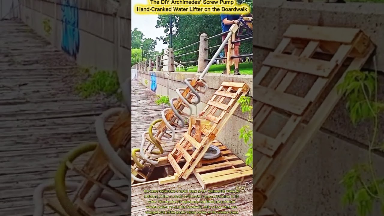 Figure 3: Working Model Setup, Scientific Diagram & Project Prototype for Archimedes Screw Rotary Water Lifter Working Model