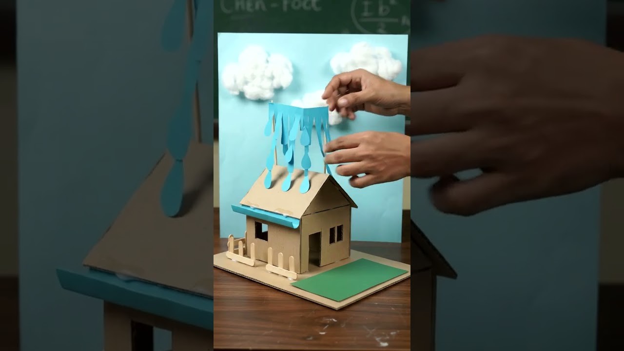 Figure 3: Working Model Setup, Scientific Diagram & Project Prototype for Atmospheric Fog Collector Raschel Mesh Gutter Model