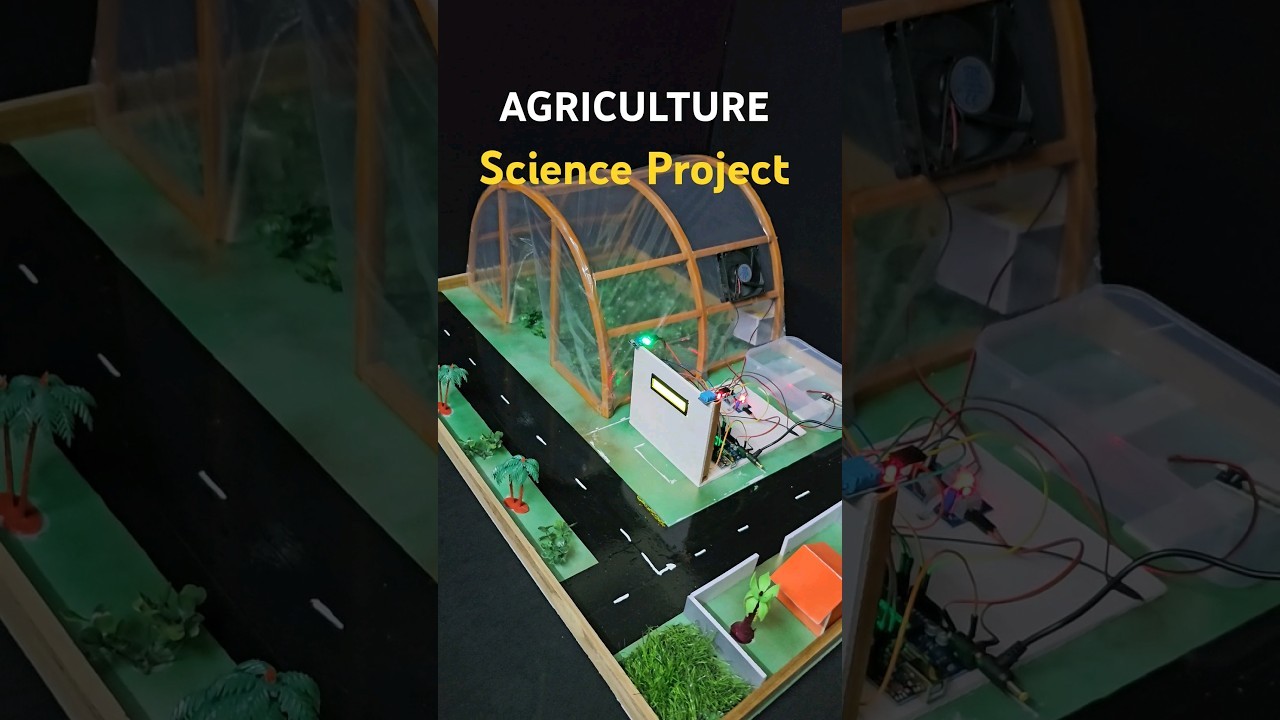 Figure 1: Working Model Setup, Scientific Diagram & Project Prototype for Automated Mist Chamber Polyhouse Cutting Propagation
