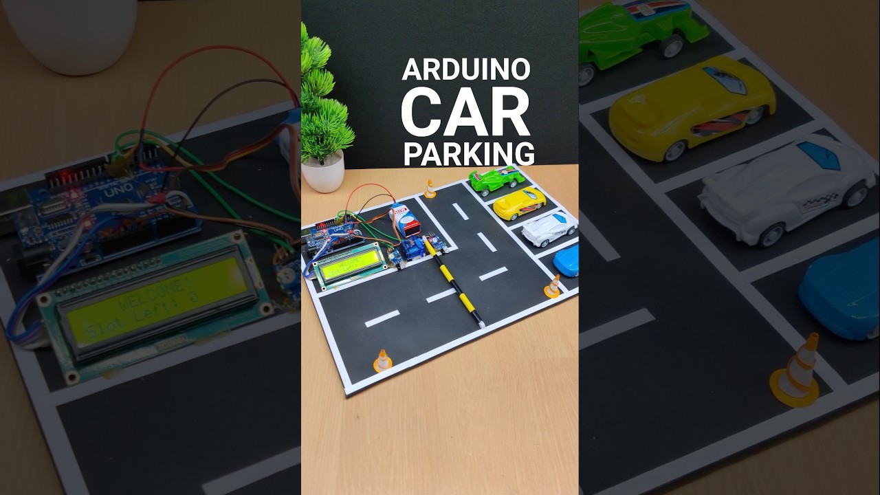 Figure 4: Working Model Setup, Scientific Diagram & Project Prototype for Automated Multi Floor Rotary Car Parking Lift Model