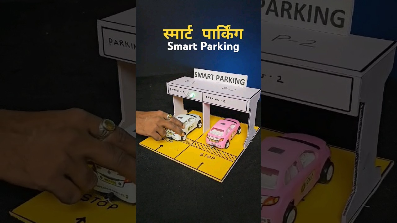 Figure 4: Working Model Setup, Scientific Diagram & Project Prototype for Automatic Car Parking System Working Model