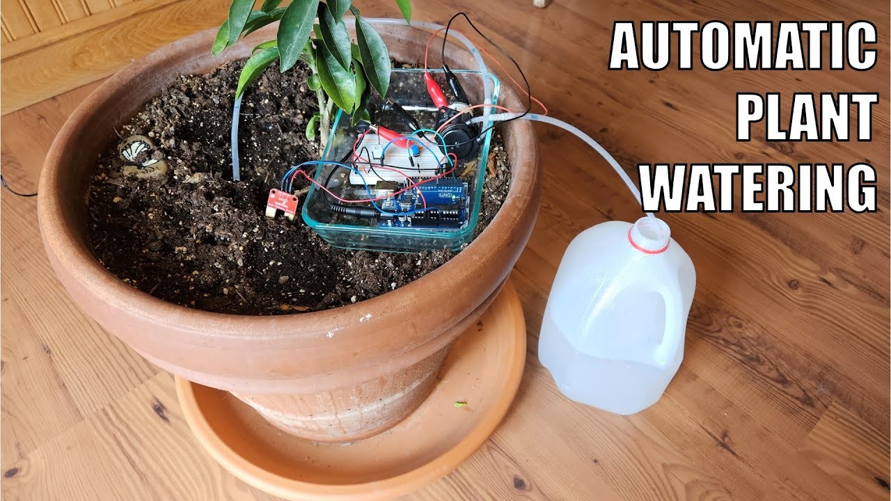 Figure 2: Working Model Setup, Scientific Diagram & Project Prototype for Automatic Plant Watering System Working Model