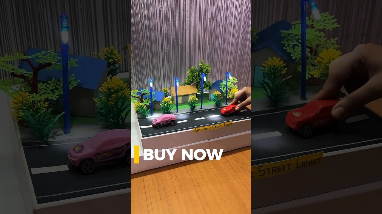 Figure 3: Working Model Setup, Scientific Diagram & Project Prototype for Automatic Street Light Working Model Using LDR