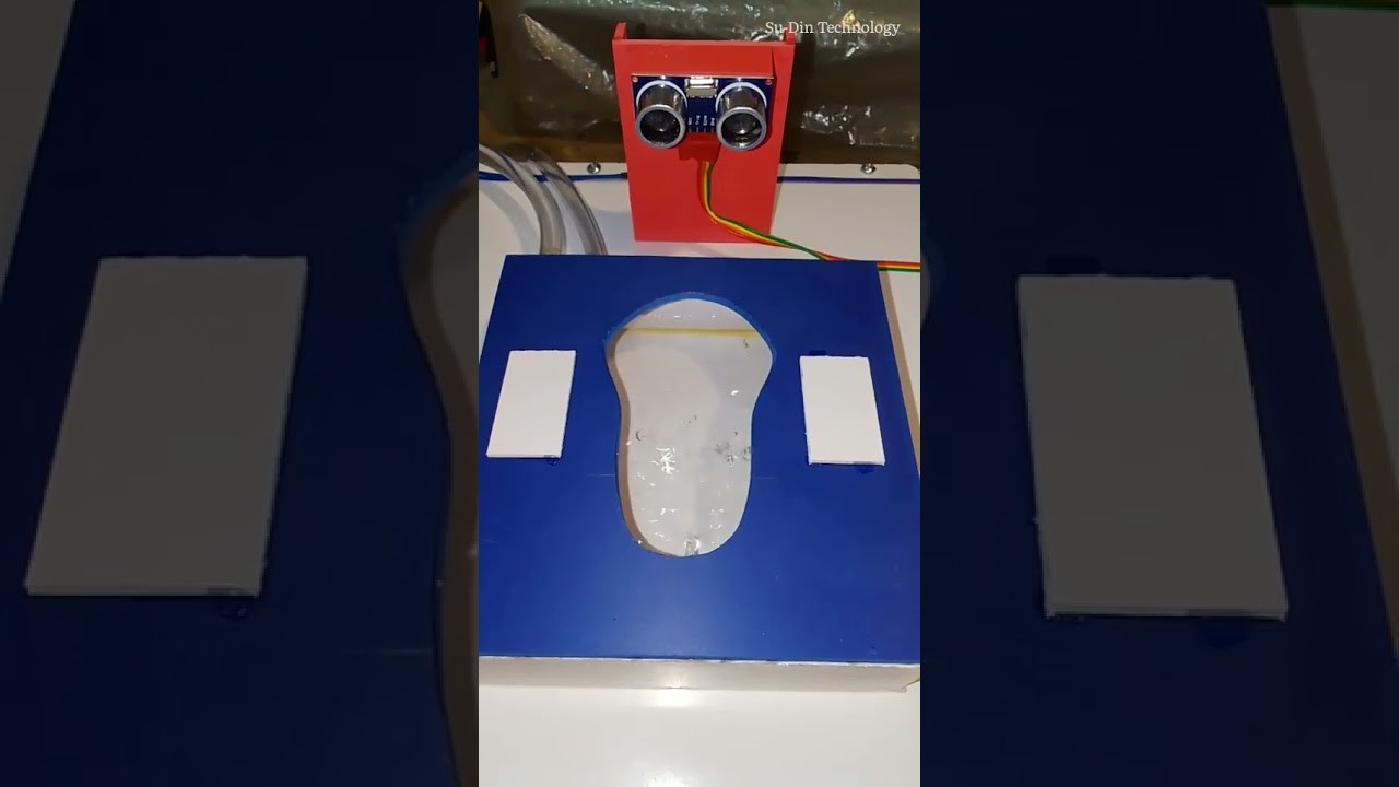 Figure 4: Working Model Setup, Scientific Diagram & Project Prototype for Automatic Toilet Flusher Infrared Receding Sensor Valve