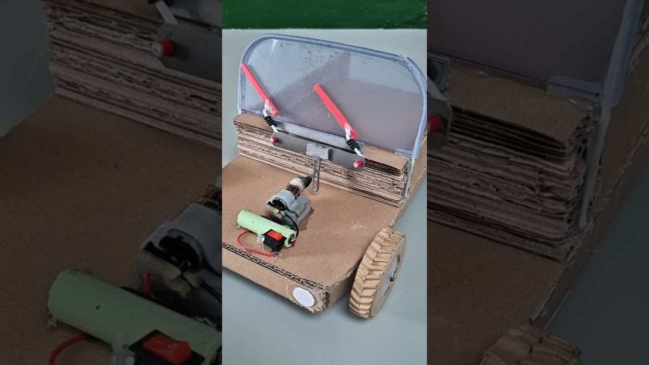 Figure 4: Working Model Setup, Scientific Diagram & Project Prototype for Automatic Wiper Speed Controller For Car Windshield Model