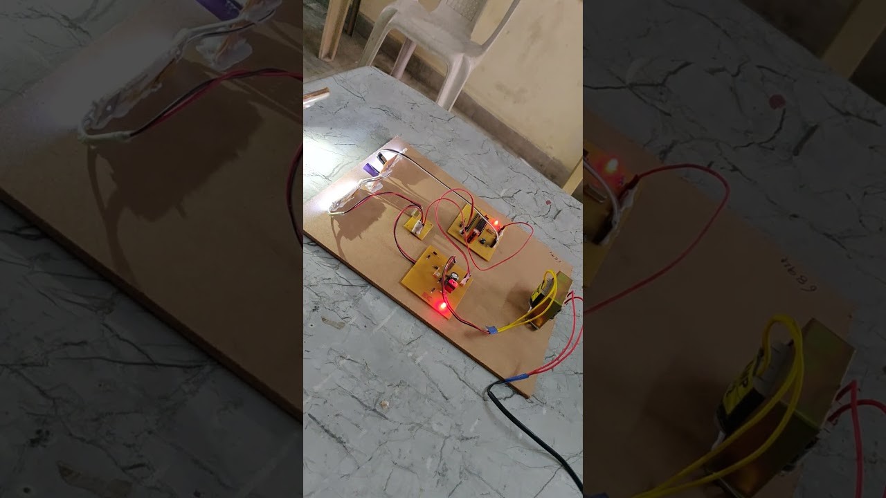 Figure 3: Working Model Setup, Scientific Diagram & Project Prototype for Automobile Automatic Headlight High Low Beam Switcher
