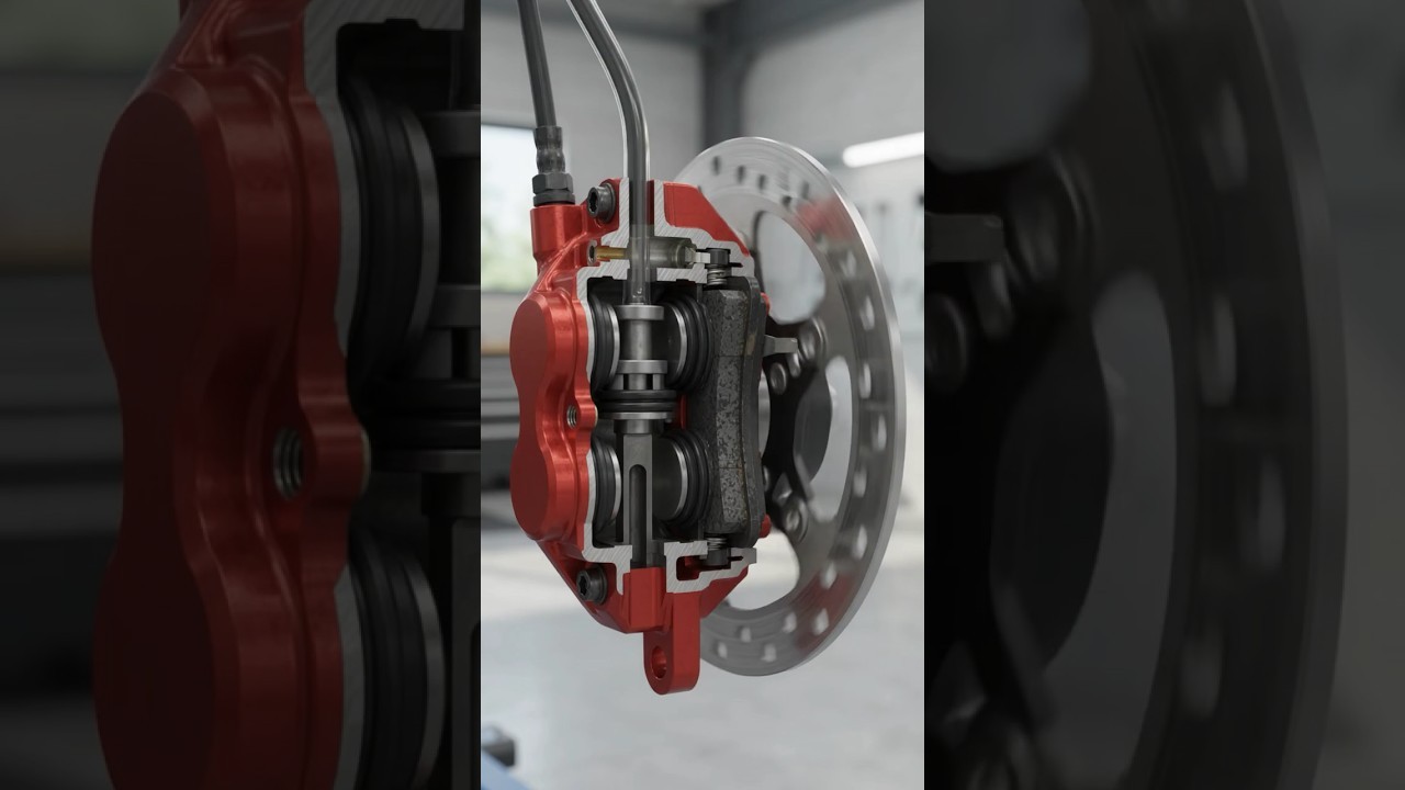 Figure 1: Working Model Setup, Scientific Diagram & Project Prototype for Automobile Hydraulic Disc Brake Working Model