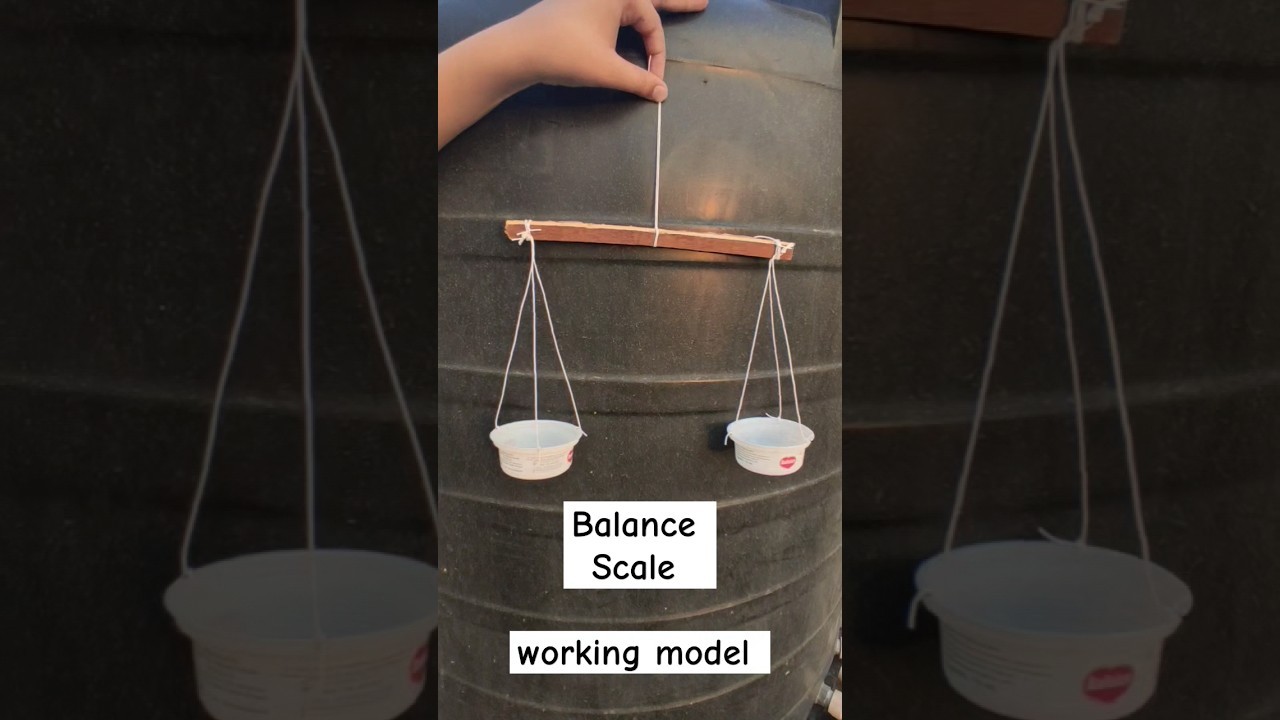 Figure 2: Working Model Setup, Scientific Diagram & Project Prototype for Balance Beam Working Model