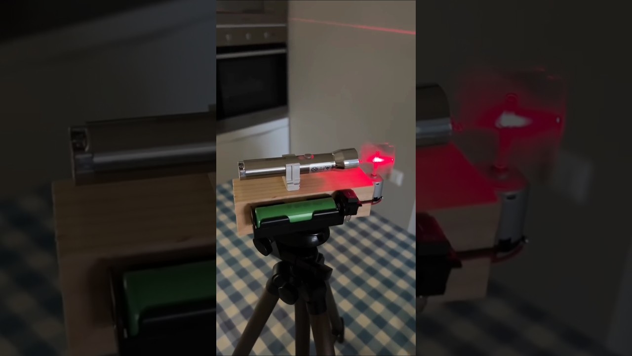 Figure 3: Working Model Setup, Scientific Diagram & Project Prototype for Barcode Scanner Laser Polygon Mirror Sensor Demonstrator
