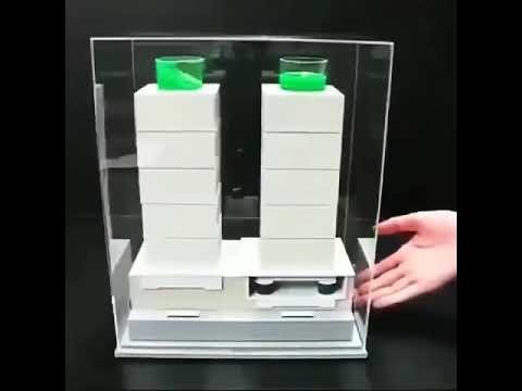 Figure 2: Working Model Setup, Scientific Diagram & Project Prototype for Base Isolation Bearing Rubber Pad Earthquake Building