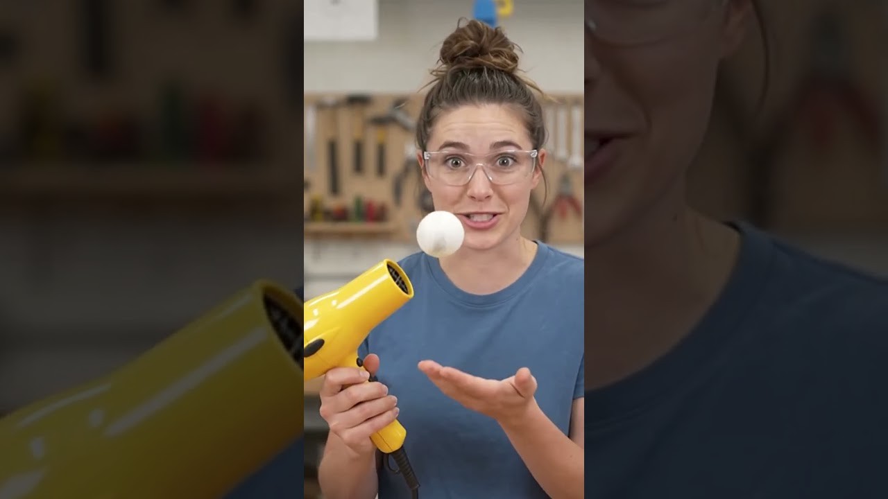 Figure 1: Working Model Setup, Scientific Diagram & Project Prototype for Bernoulli Levitating Ping Pong Ball Blower Model