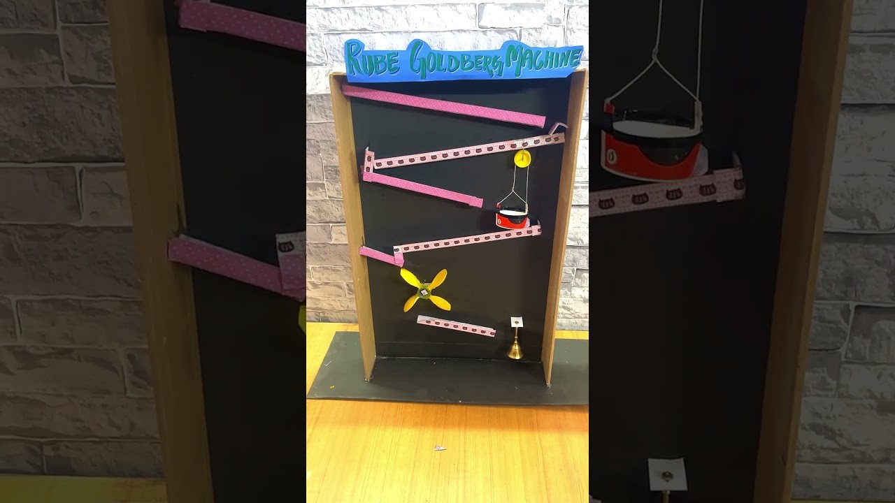 Figure 1: Working Model Setup, Scientific Diagram & Project Prototype for Binary Marble Adder Gravity Flip Flop Shift Registers