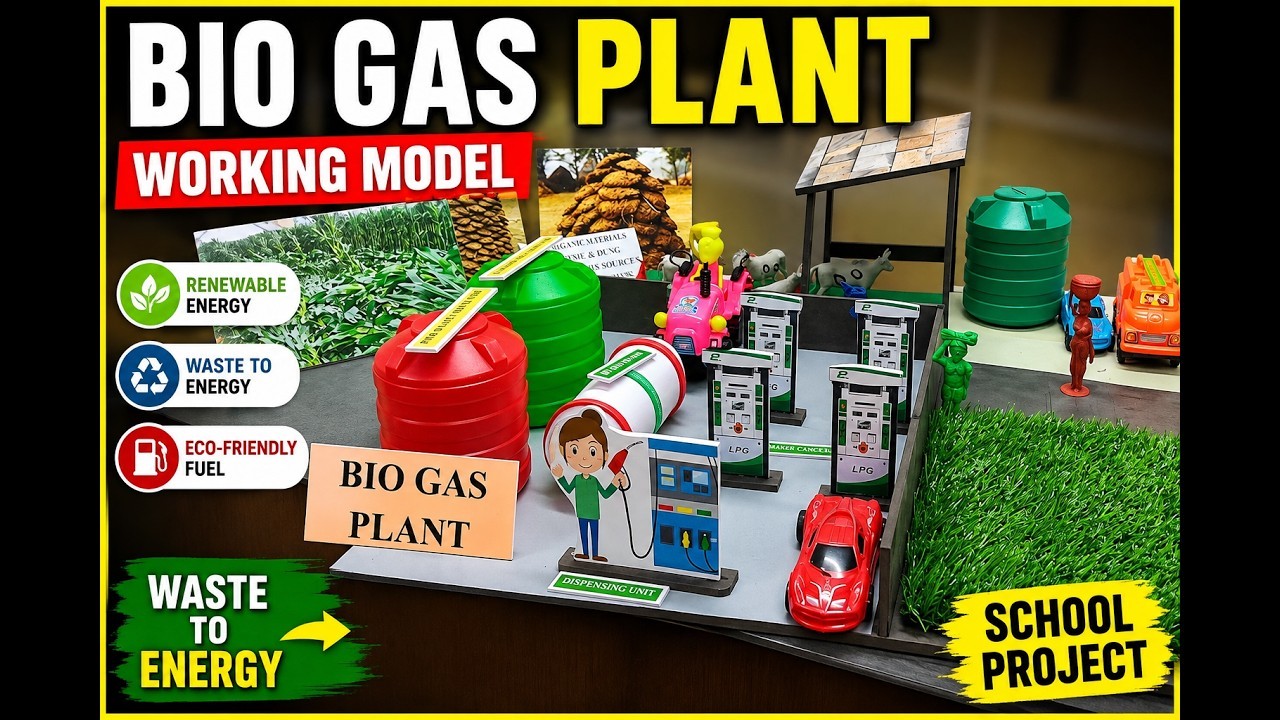 Figure 1: Working Model Setup, Scientific Diagram & Project Prototype for Biogas Scrubber Iron Sponge Hydrogen Sulfide Stripper
