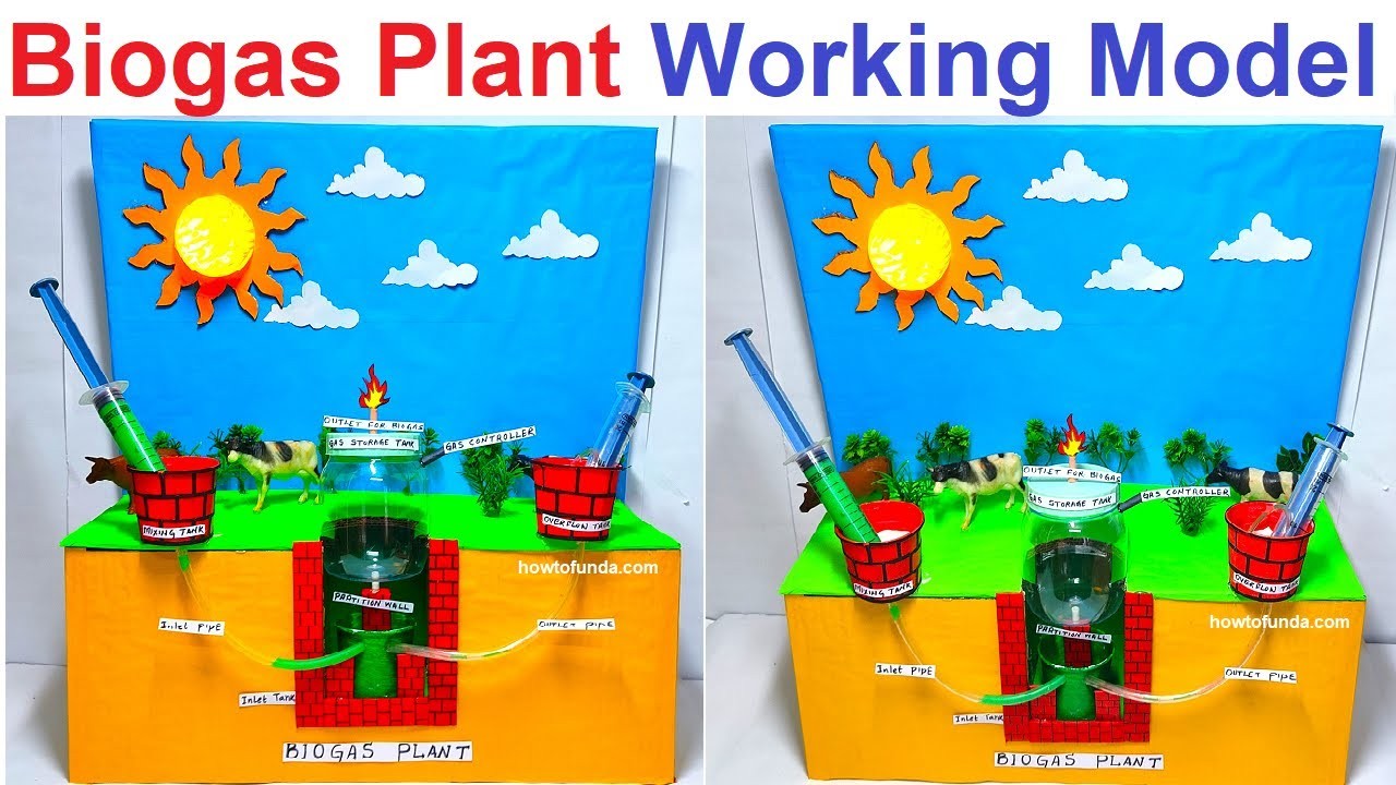 Figure 2: Working Model Setup, Scientific Diagram & Project Prototype for Biogas Scrubber Iron Sponge Hydrogen Sulfide Stripper