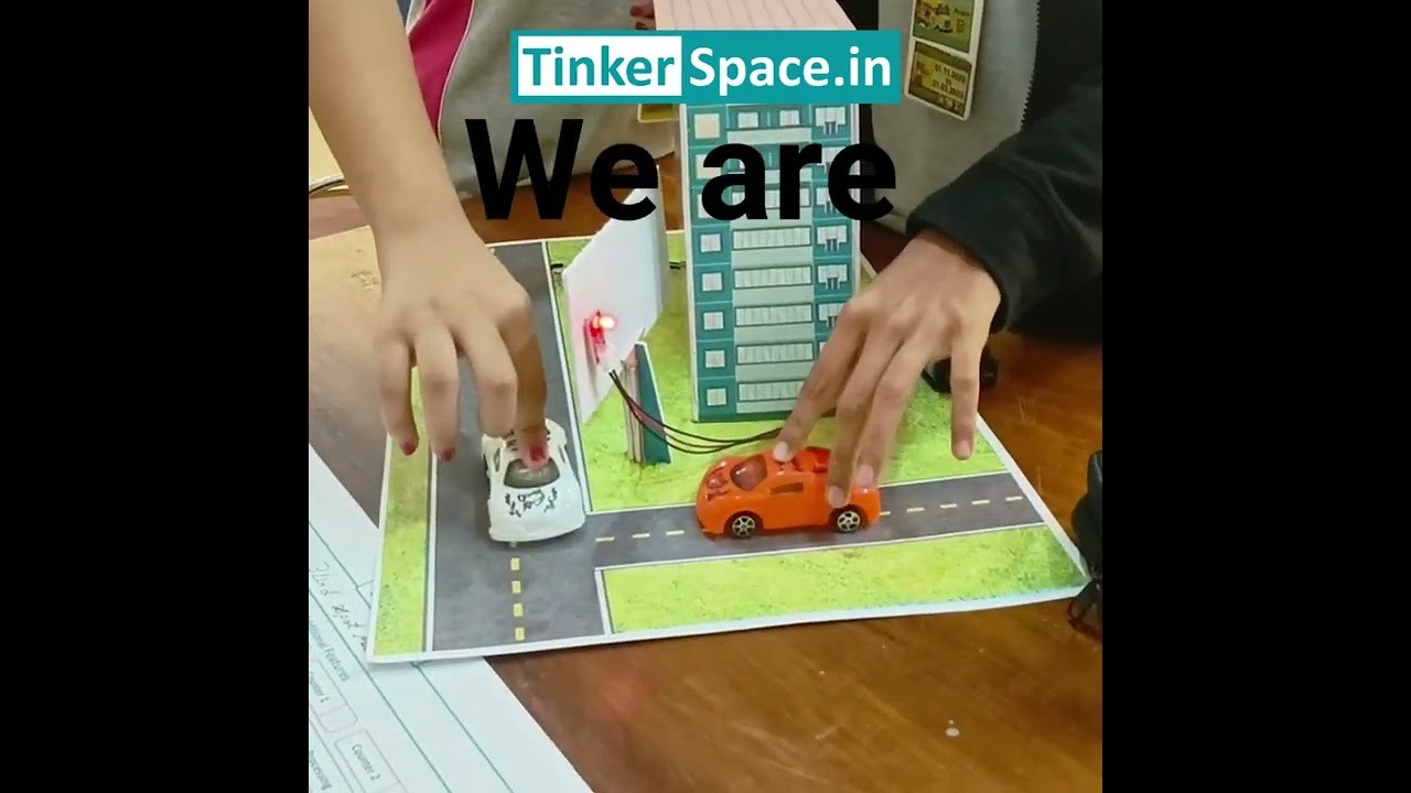 Figure 3: Working Model Setup, Scientific Diagram & Project Prototype for Blind Spot Rear Vehicle Detection Indicator LED Model