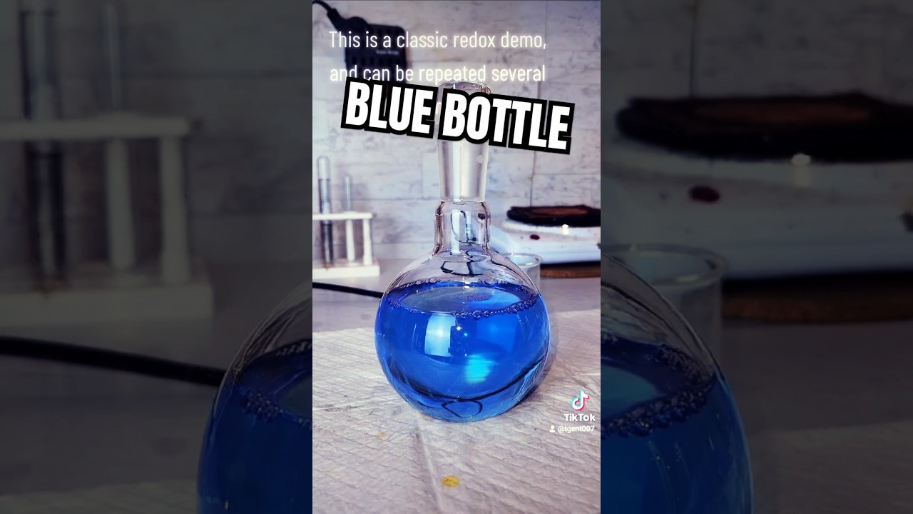 Figure 4: Working Model Setup, Scientific Diagram & Project Prototype for Blue Bottle Redox Methylene Blue Regeneration Model