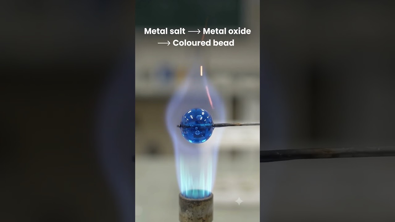 Figure 1: Working Model Setup, Scientific Diagram & Project Prototype for Borax Bead Test Transition Metal Ion Colors Model