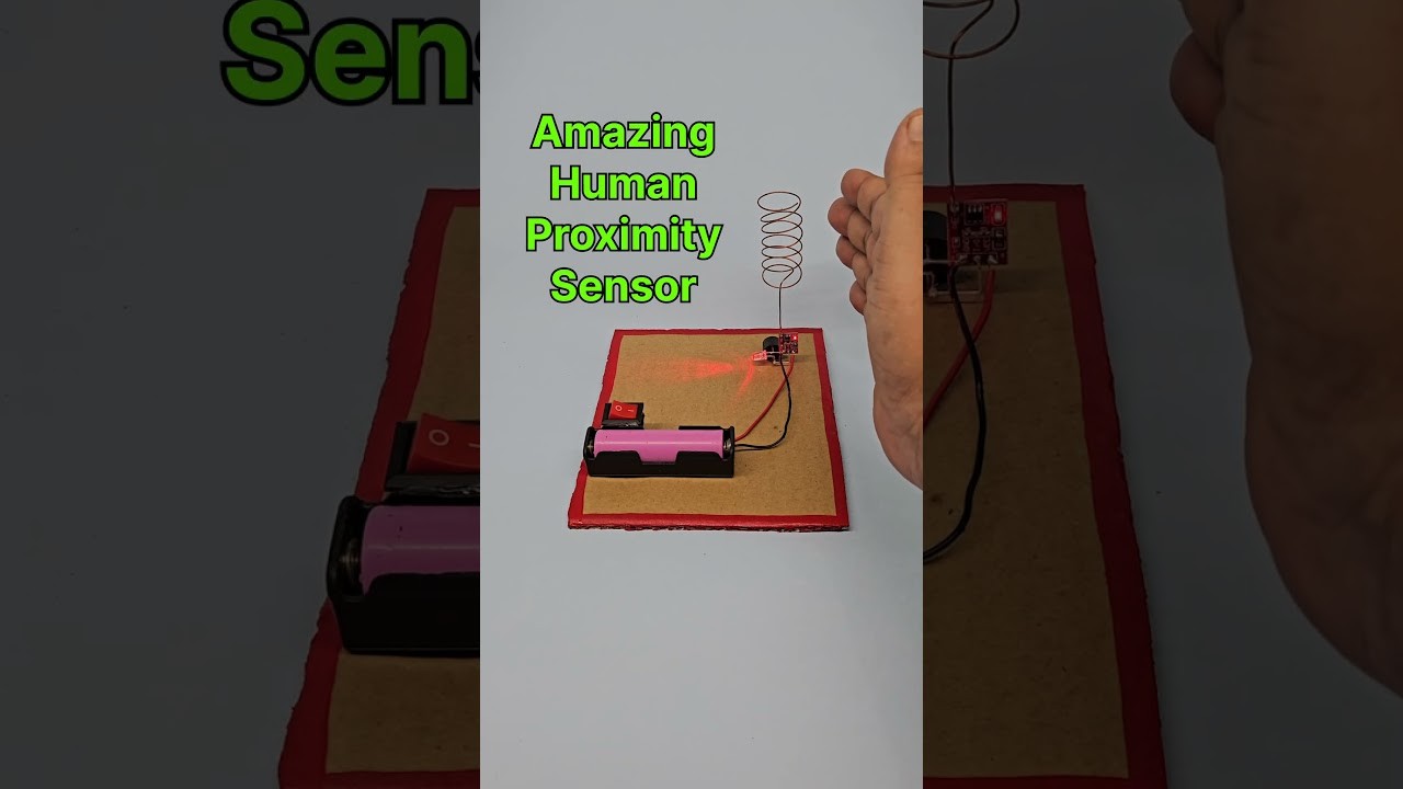 Figure 3: Working Model Setup, Scientific Diagram & Project Prototype for Capacitive Proximity Sensor Metal Detector Model
