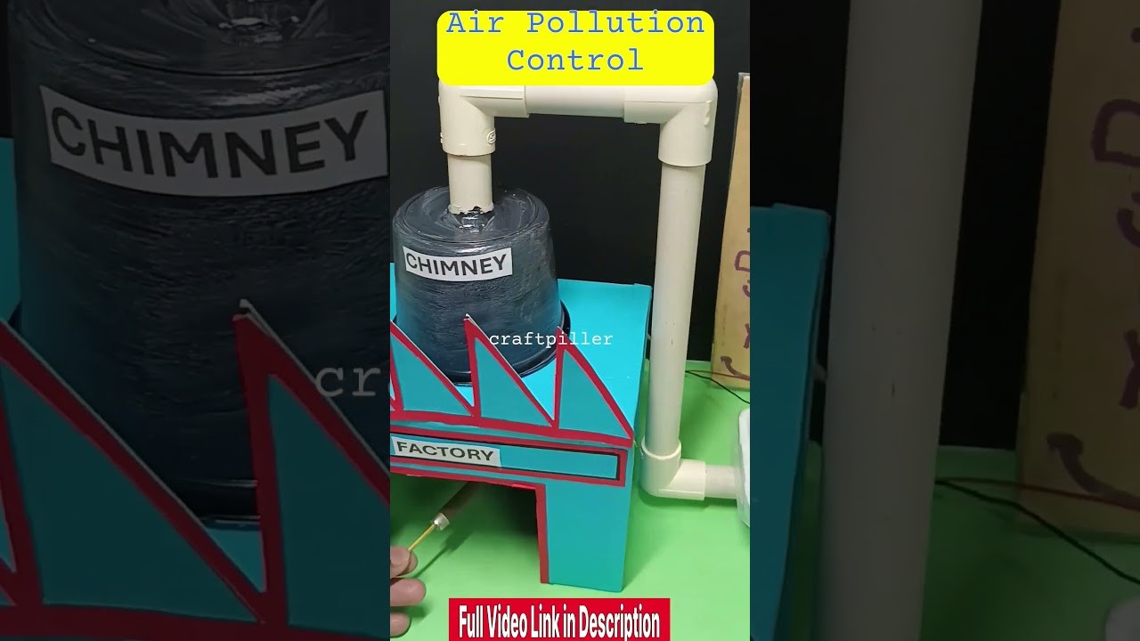 Figure 2: Working Model Setup, Scientific Diagram & Project Prototype for Co2 Absorber Working Model For Factories