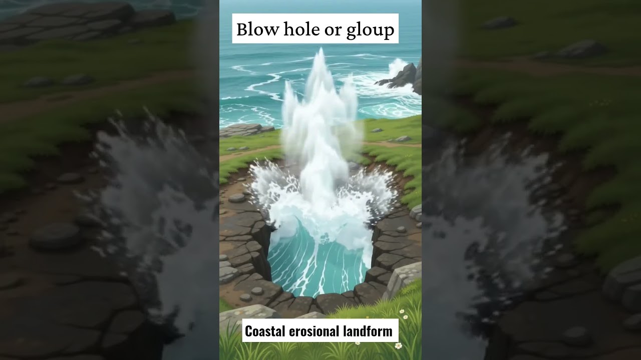 Figure 2: Working Model Setup, Scientific Diagram & Project Prototype for Coastal Wave Erosion Sea Arch Cave Stack Stump Model