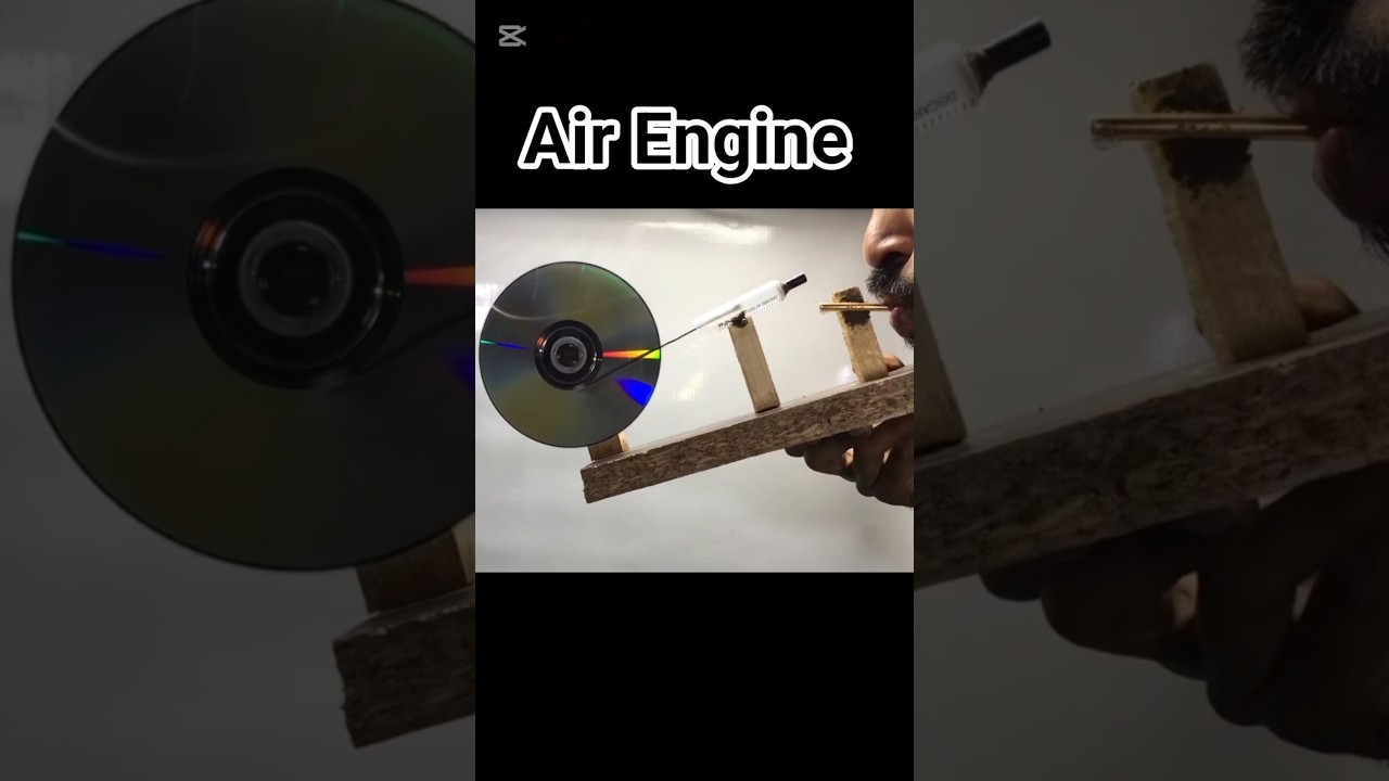 Figure 1: Working Model Setup, Scientific Diagram & Project Prototype for Compressed Air Piston Engine Working Model