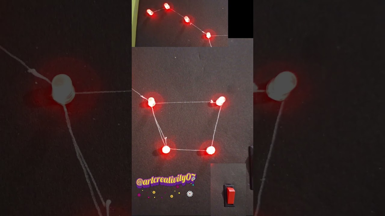 Figure 2: Working Model Setup, Scientific Diagram & Project Prototype for Constellation Projector Working Model