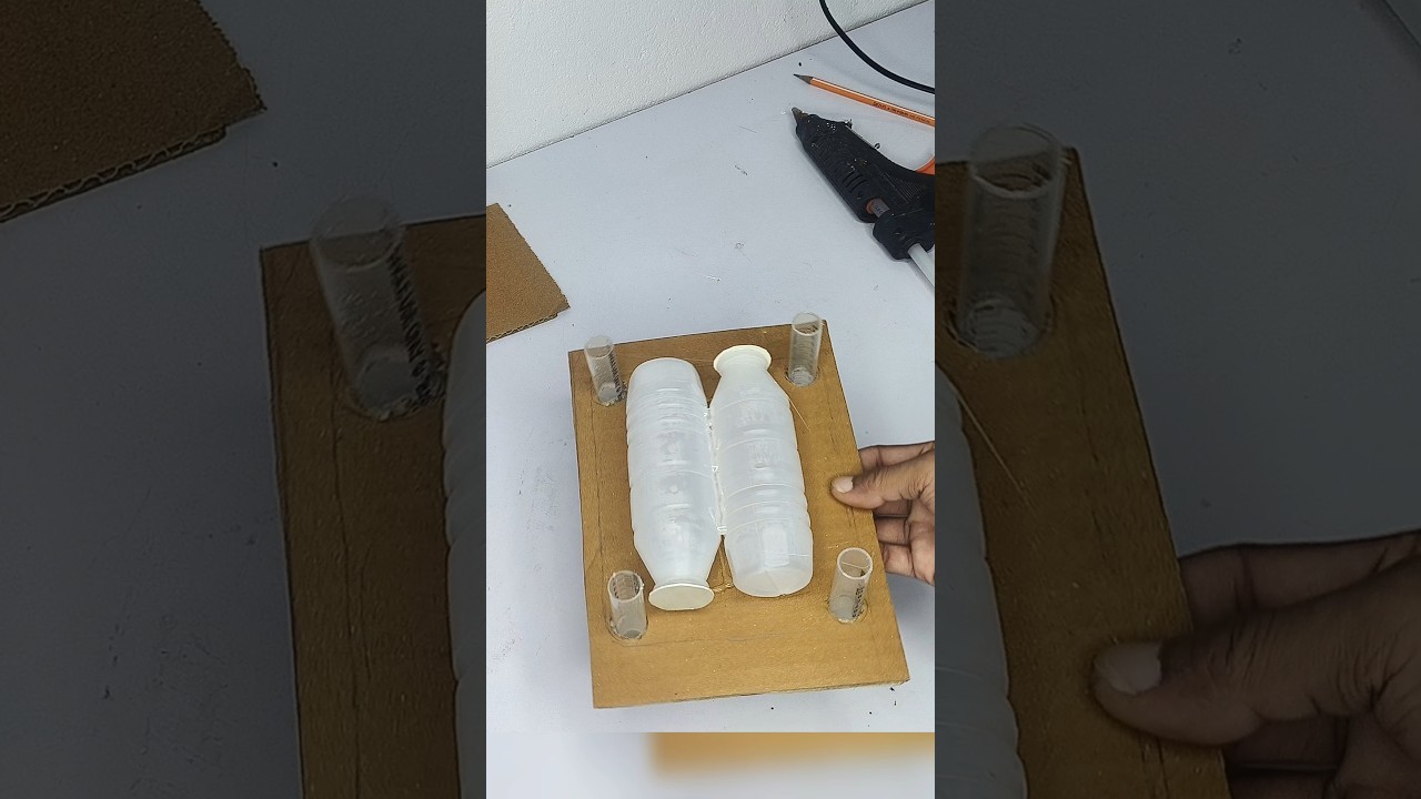 Figure 3: Working Model Setup, Scientific Diagram & Project Prototype for Constructed Floating Wetland Canna Lily Effluent Bed