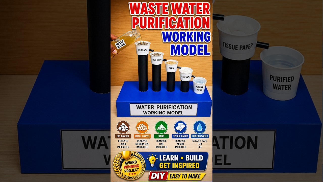Figure 3: Working Model Setup, Scientific Diagram & Project Prototype for Copper Vessel Oligodynamic Water Disinfection Model