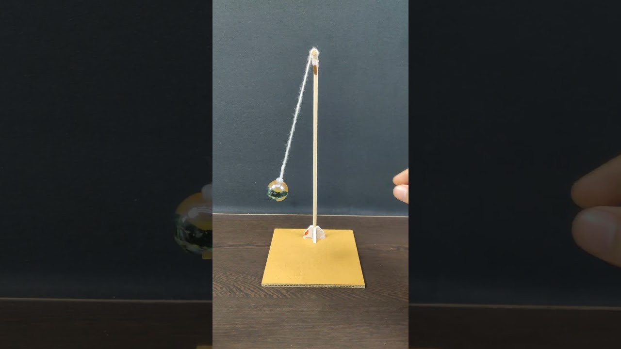 Figure 1: Working Model Setup, Scientific Diagram & Project Prototype for Coupled Pendulum Working Model Energy Transfer