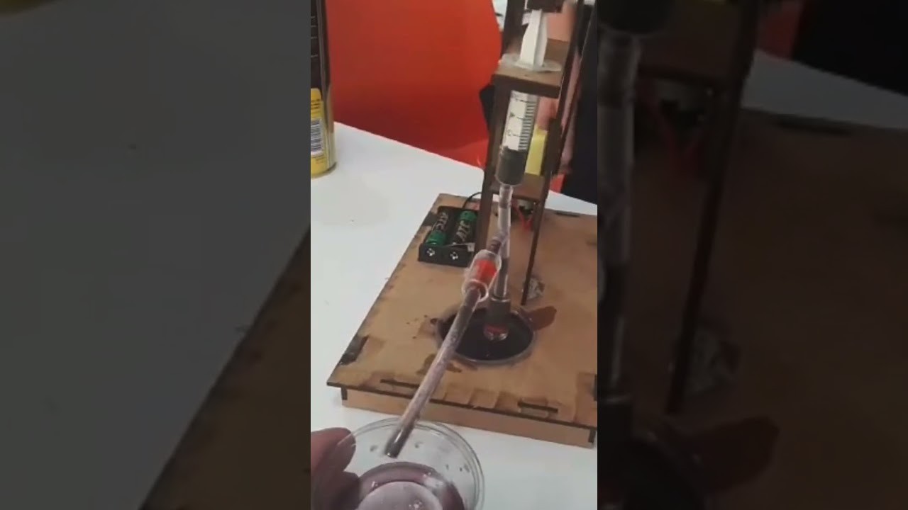 Figure 2: Working Model Setup, Scientific Diagram & Project Prototype for Crude Oil Fractionating Tower Bubble Cap Tray Model