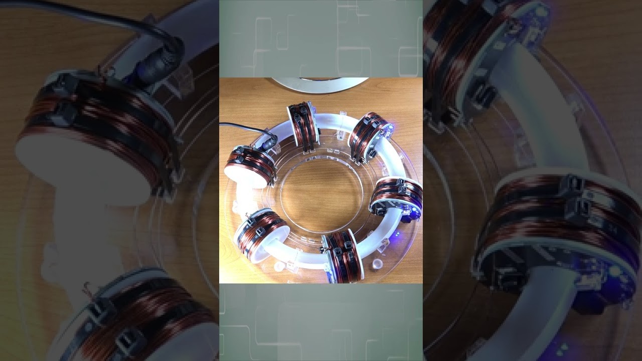 Figure 3: Working Model Setup, Scientific Diagram & Project Prototype for Cyclotrons Working Model Simulation Physics