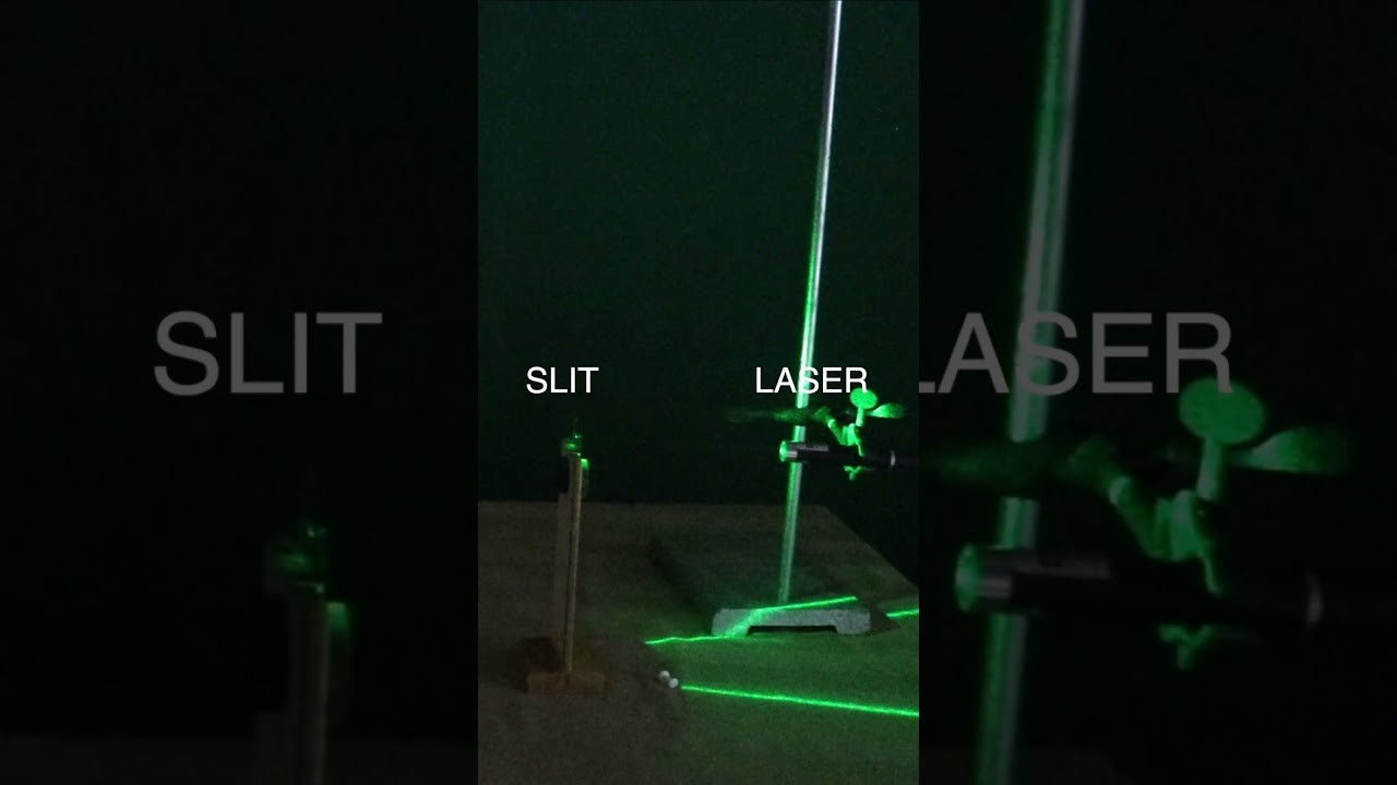 Figure 3: Working Model Setup, Scientific Diagram & Project Prototype for Diffraction Of Light Using Razor Blade And Laser