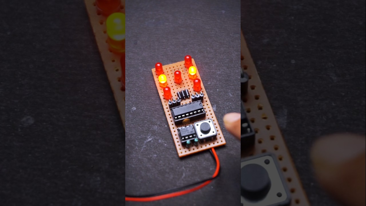 Figure 1: Working Model Setup, Scientific Diagram & Project Prototype for Digital Dice Circuit Using 4017 Counter And 555 Timer