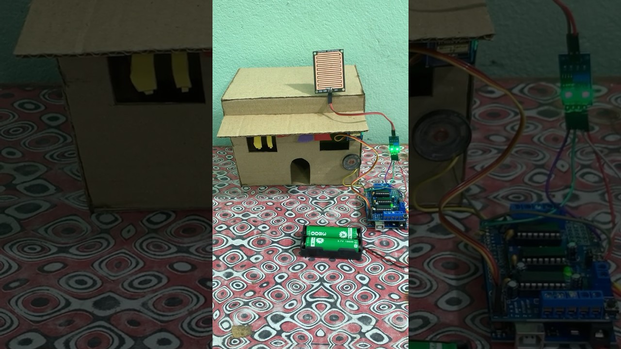 Figure 4: Working Model Setup, Scientific Diagram & Project Prototype for Digital Speedometer Magnetic Hall Effect Sensor Model