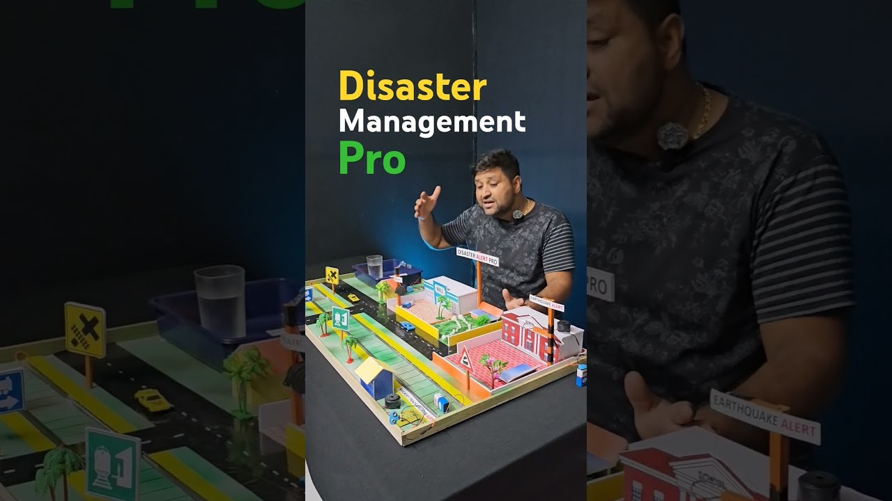 Figure 2: Working Model Setup, Scientific Diagram & Project Prototype for Disaster Management Working Model