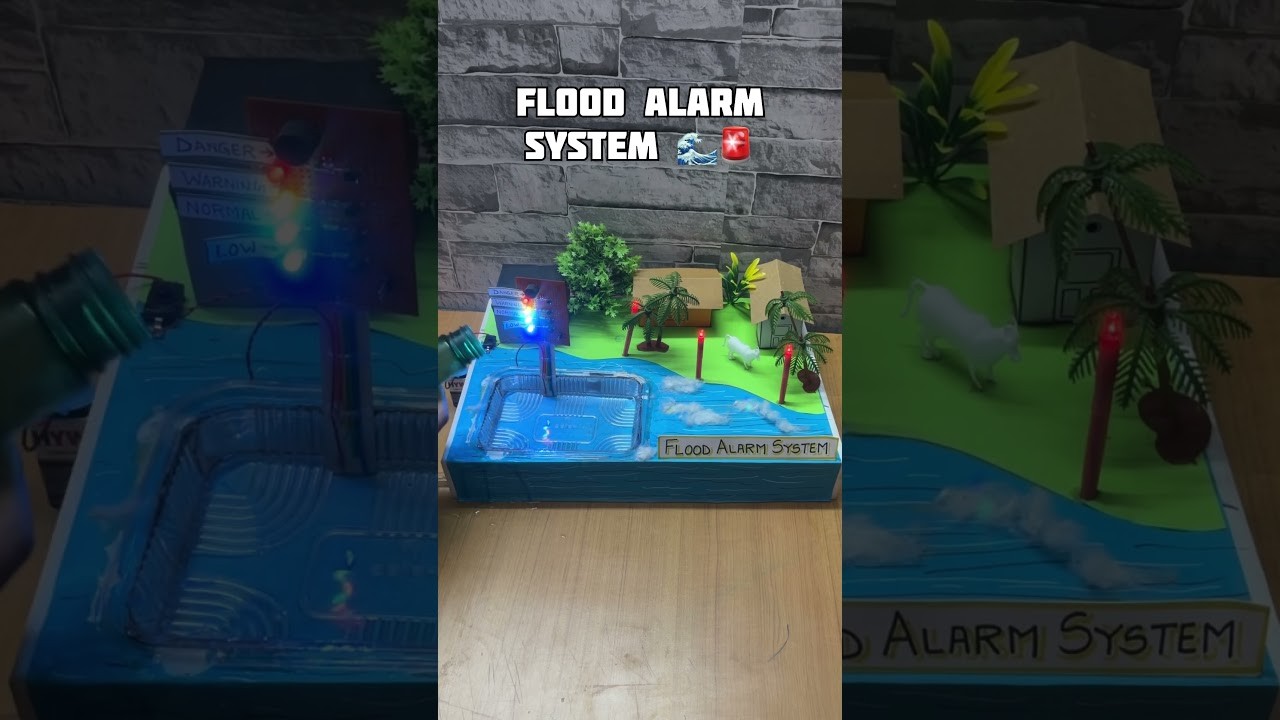 Figure 4: Working Model Setup, Scientific Diagram & Project Prototype for Disaster Management Working Model