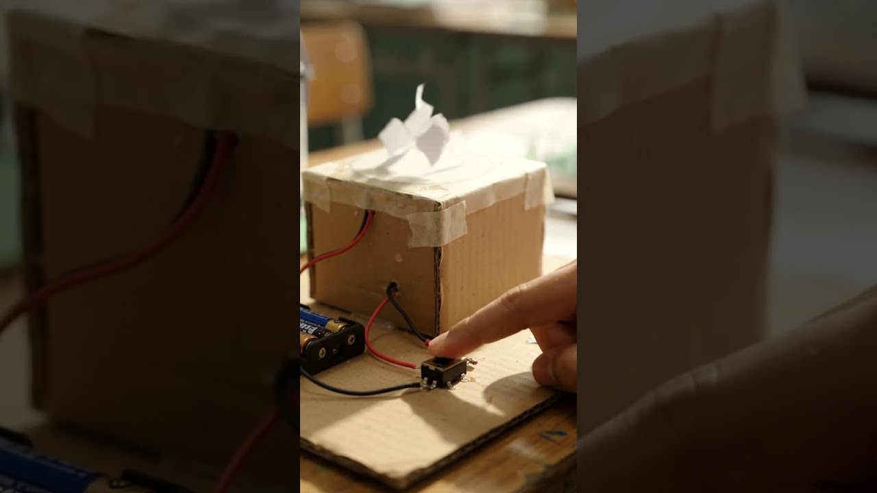 Figure 1: Working Model Setup, Scientific Diagram & Project Prototype for Doppler Effect Working Model Using Buzzer And Rotating Arm