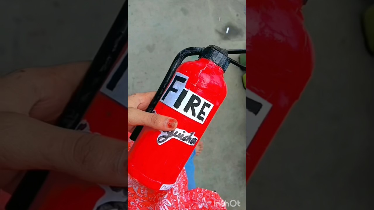 Figure 3: Working Model Setup, Scientific Diagram & Project Prototype for Dry Chemical Powder Fire Extinguisher Pressurized Model