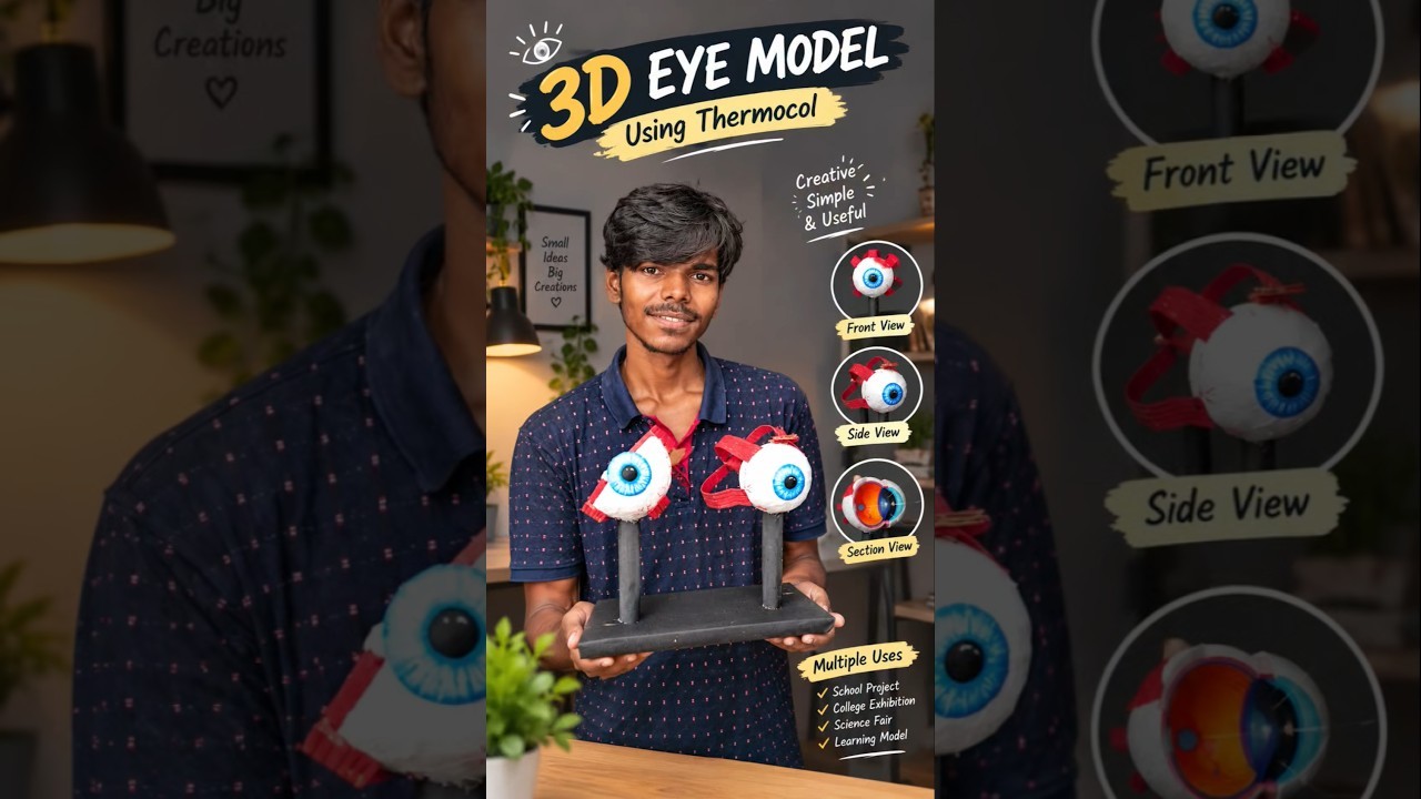 Figure 3: Working Model Setup, Scientific Diagram & Project Prototype for Electro Oculogram Eog Eye Movement Signal Monitor Model