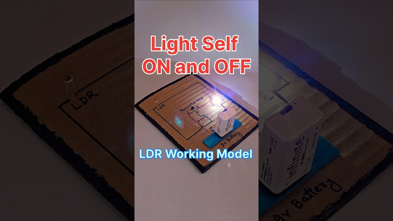 Figure 3: Working Model Setup, Scientific Diagram & Project Prototype for Electromagnetic Relay Automatic Light Switch Model