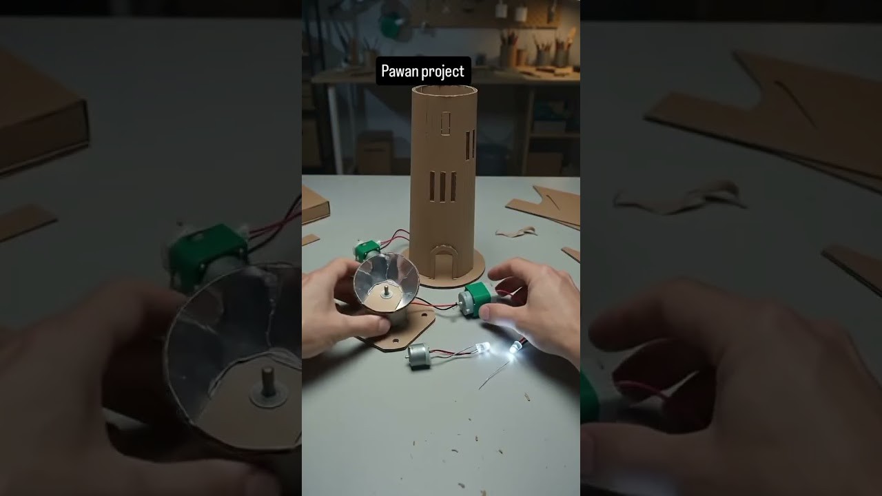 Figure 4: Working Model Setup, Scientific Diagram & Project Prototype for Electromagnetic Relay Automatic Light Switch Model