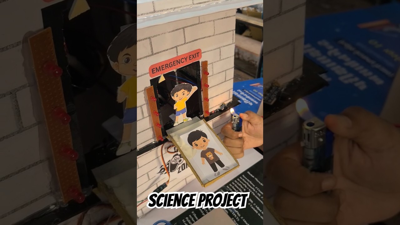 Figure 1: Working Model Setup, Scientific Diagram & Project Prototype for Emergency Exit Panic Push Bar Latch Release Model