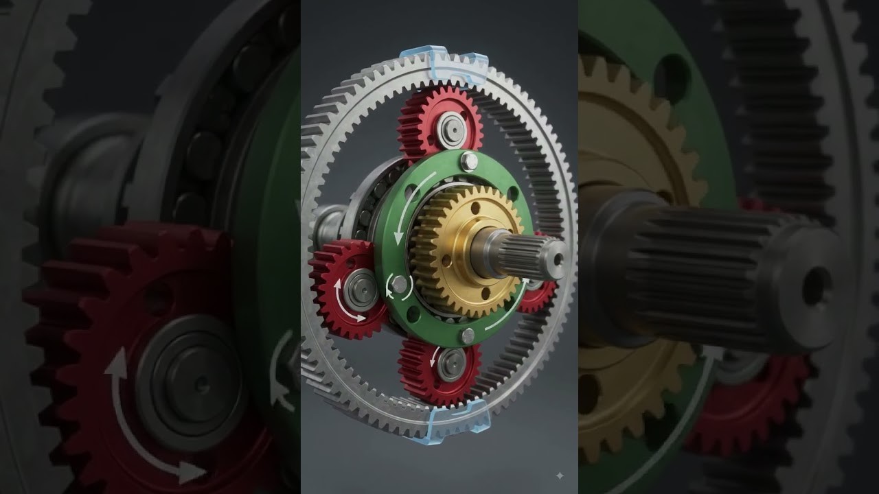 Figure 4: Working Model Setup, Scientific Diagram & Project Prototype for Epicyclic Planetary Gear Reduction Working Model