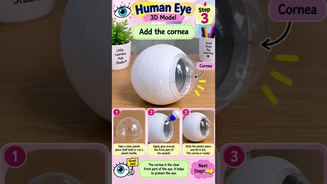 Figure 1: Working Model Setup, Scientific Diagram & Project Prototype for Eye Accommodation Flexible Silicone Fluid Lens Model