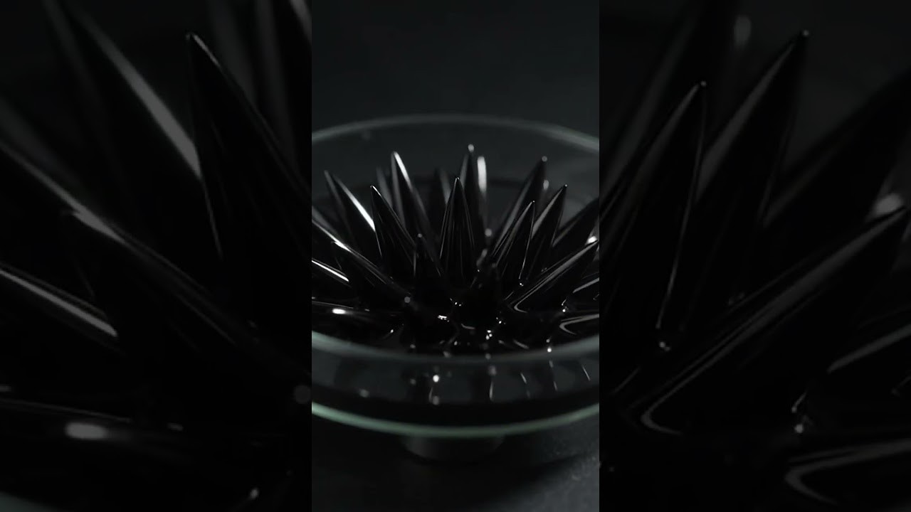 Figure 3: Working Model Setup, Scientific Diagram & Project Prototype for Ferrofluid Liquid Magnetic Spikes Working Model
