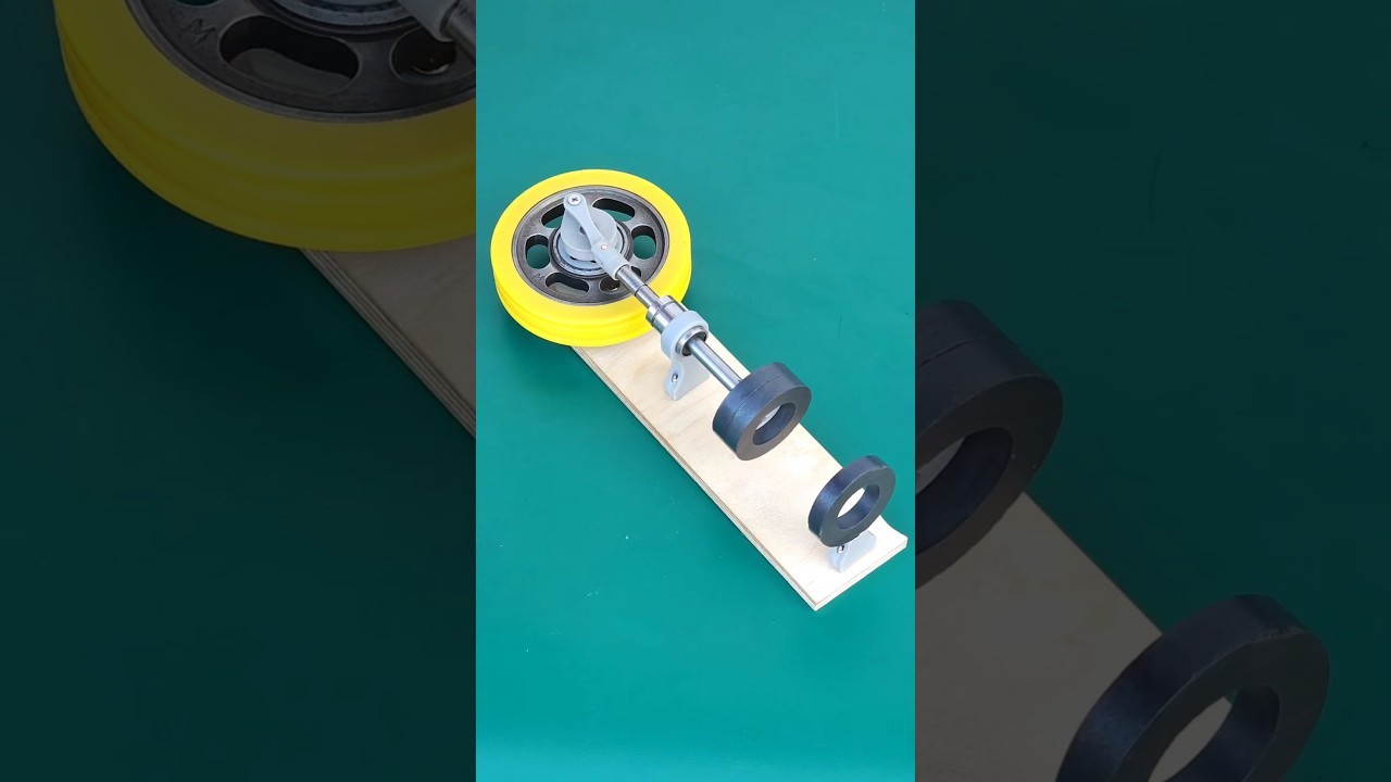 Figure 1: Working Model Setup, Scientific Diagram & Project Prototype for Flywheel Kinetic Energy Vacuum Magnetic Bearing Model