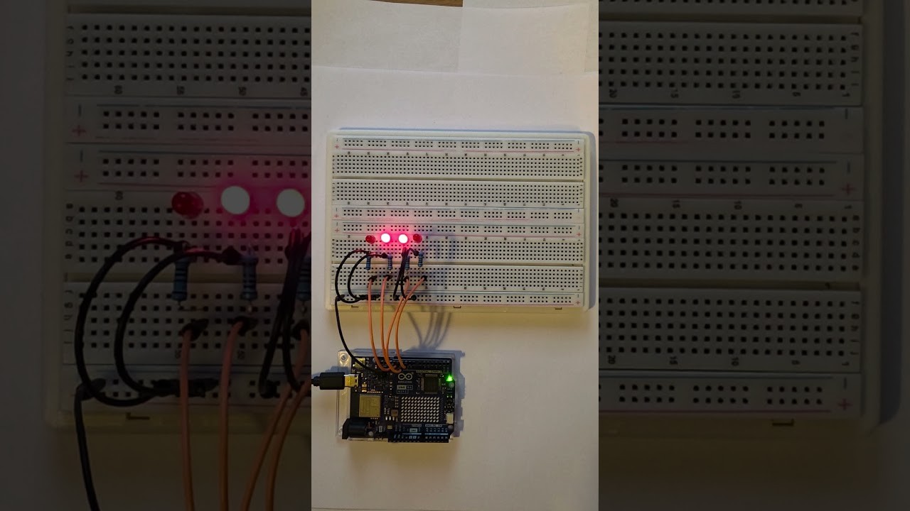Figure 4: Working Model Setup, Scientific Diagram & Project Prototype for Four Bit Binary Counter Mechanical Toggle Lever Board