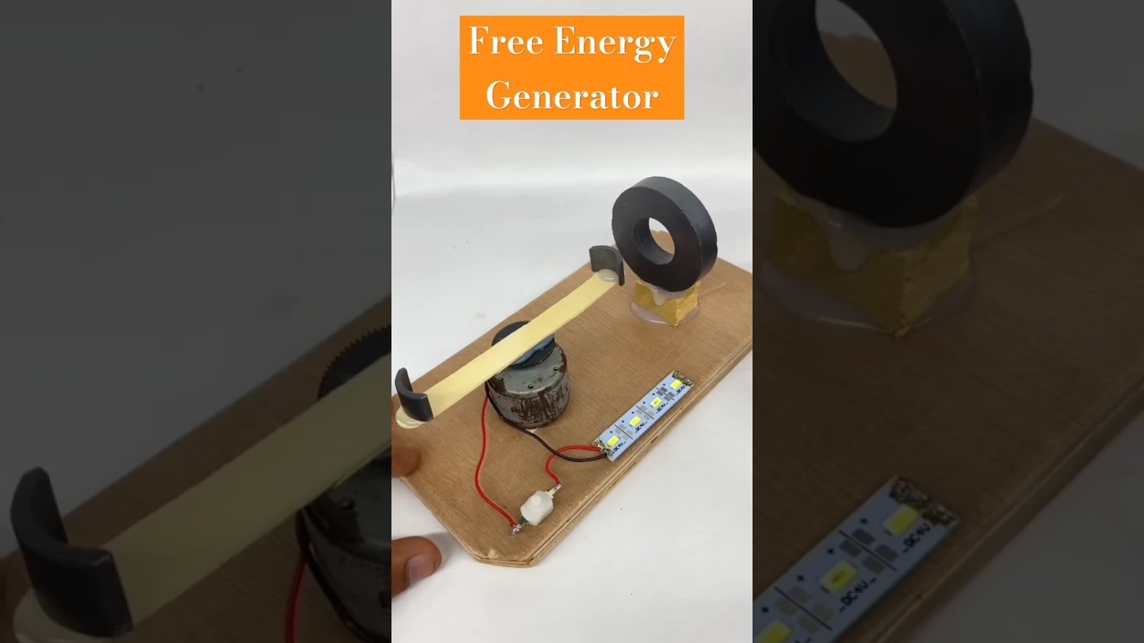 Figure 4: Working Model Setup, Scientific Diagram & Project Prototype for Free Electricity From Magnets Working Model Real